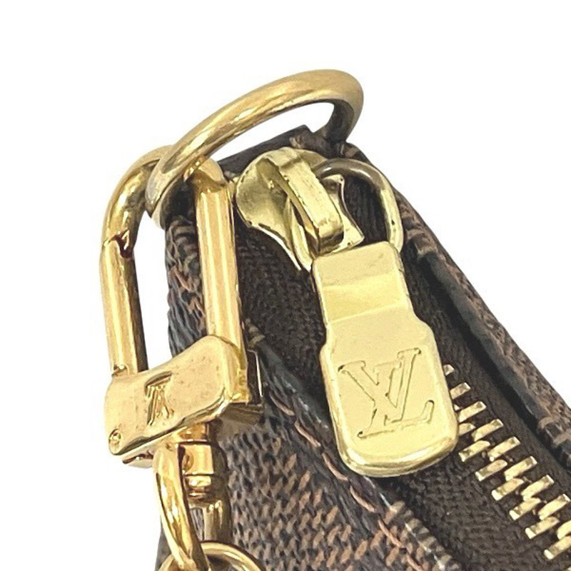 路易威登迷你 Pochette Accessoires 單肩包，Damier，N58011-4