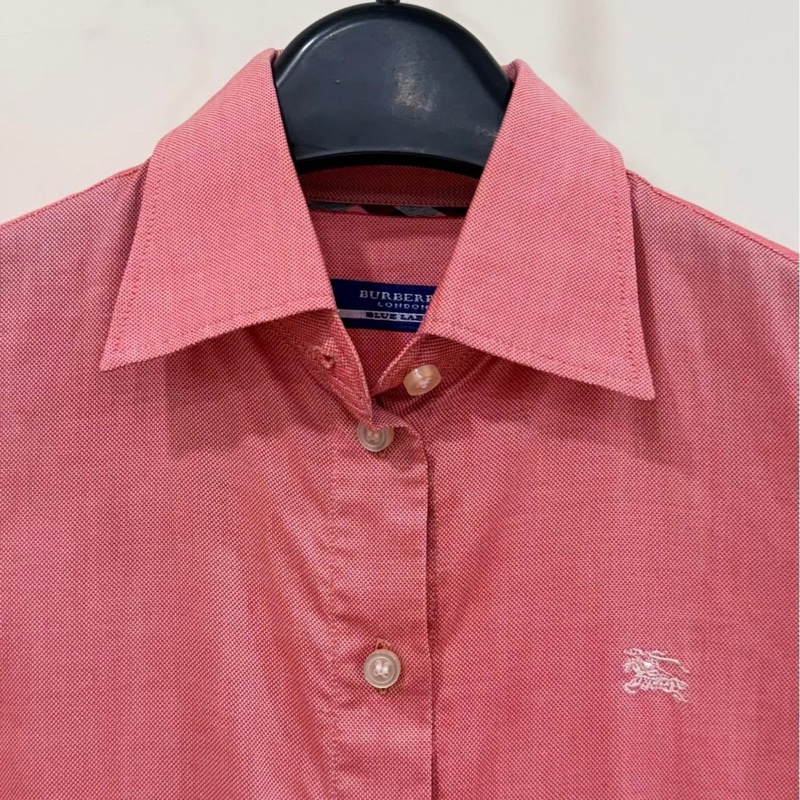 BURBERRY 藍標 戰馬長袖襯衫-4