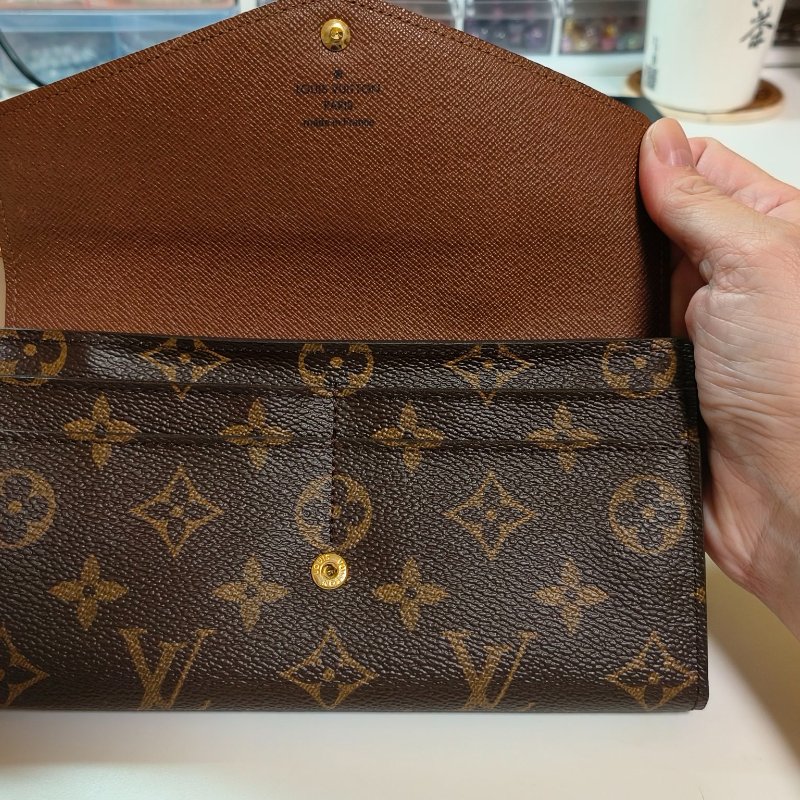 LV Louis Vuitton 路易威登 Sarah 莎拉 長夾 (內裡咖啡色)-2