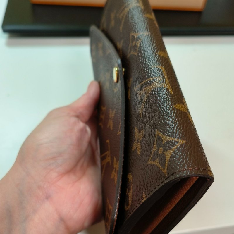 LV Louis Vuitton 路易威登 Sarah 莎拉 長夾 (內裡咖啡色)-8