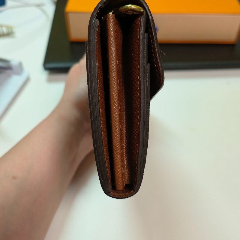 LV Louis Vuitton 路易威登 Sarah 莎拉 長夾 (內裡咖啡色)-10