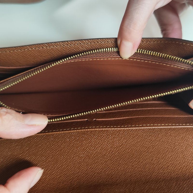 LV Louis Vuitton 路易威登 Sarah 莎拉 長夾 (內裡咖啡色)-14