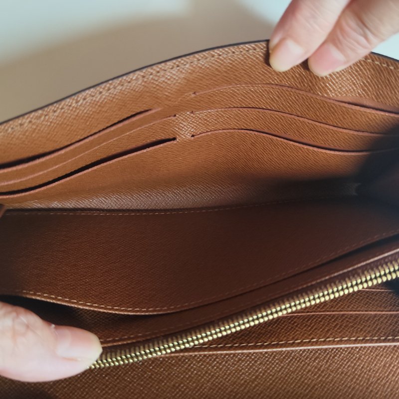 LV Louis Vuitton 路易威登 Sarah 莎拉 長夾 (內裡咖啡色)-15