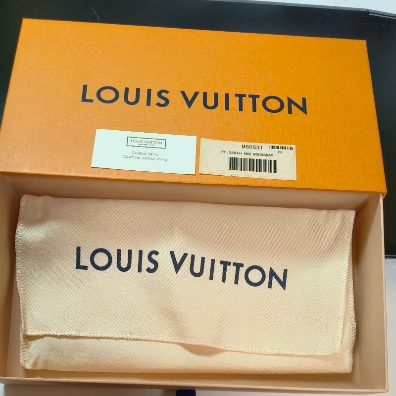 LV Louis Vuitton 路易威登 Sarah 莎拉 長夾 (內裡咖啡色)-19