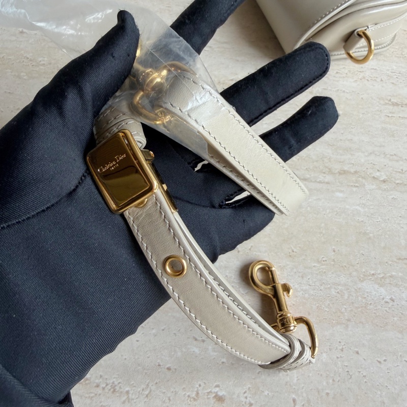 Dior迪奧Bobby大象灰波比單肩包 底長21cm-6