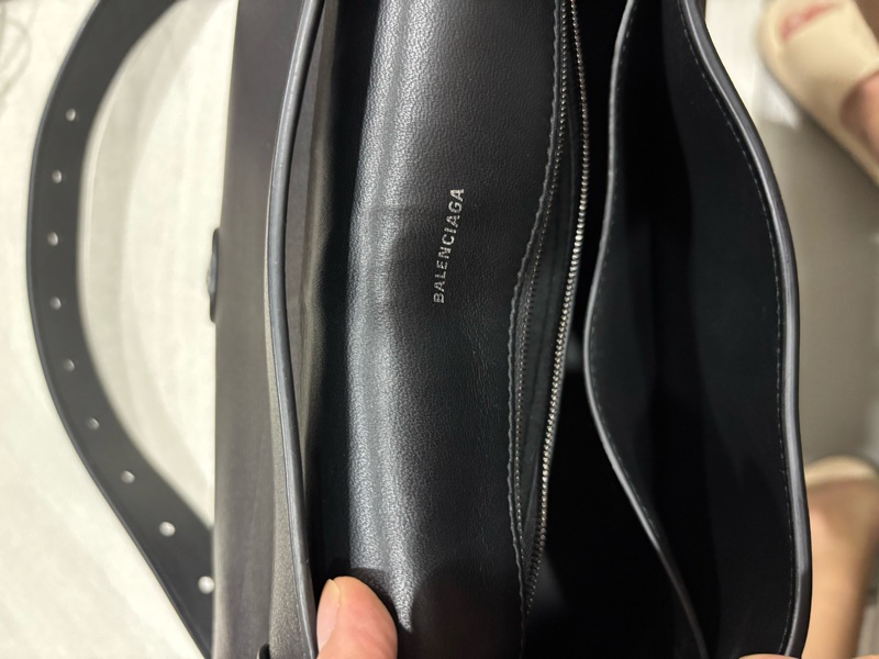 balenciaga巴黎世家沙漏包，百搭黑色-14