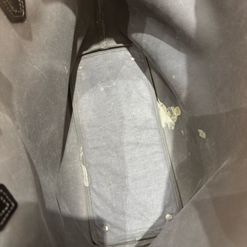 BURBERRY博柏利 巴寶莉格紋托特包購物袋，經典格紋拼漆皮百搭-6