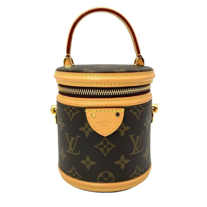 Louis Vuitton Nano Cannes 肩背包，Monogram 帆布，M82952，棕色，金色五金，RFID，女士款。-0