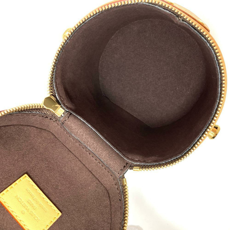 Louis Vuitton Nano Cannes 肩背包，Monogram 帆布，M82952，棕色，金色五金，RFID，女士款。-6
