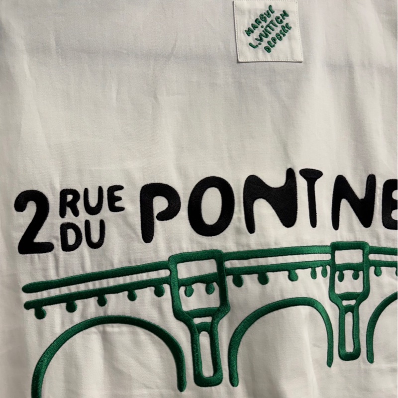 近全新🌟Louis Vuitton LV Pharrell 刺繡襯衫 L ｜Classic Trend CT精品｜台北東區實體-3