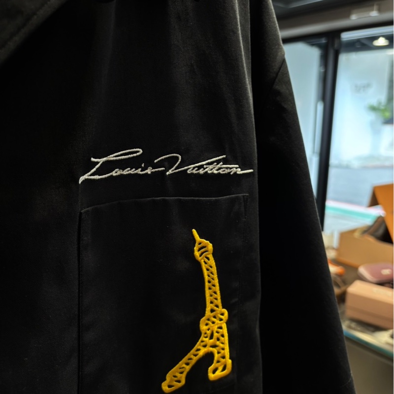 近全新🌟Louis Vuitton LV Pharrell 刺繡襯衫 XL ｜Classic Trend CT精品｜台北東區實體-6