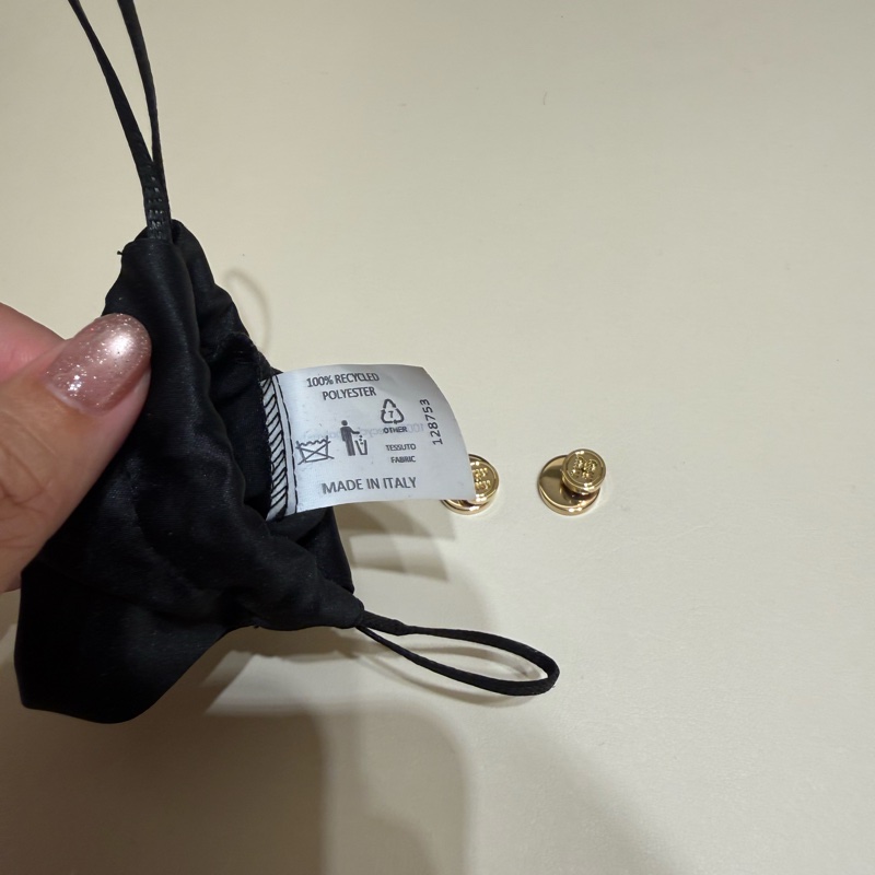 Miu Miu 圓形白色琺瑯耳環-5
