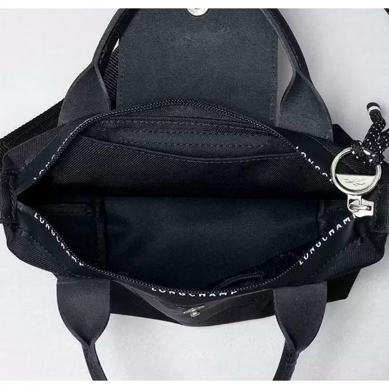 LONGCHAMP 黑色尼龍手提斜背 2way包 LE PLIAGE ENERGY XS-9