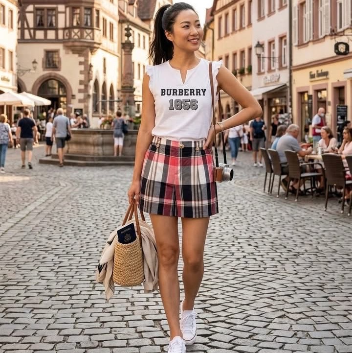 BURBERRY 倫敦 字母背心上衣-0
