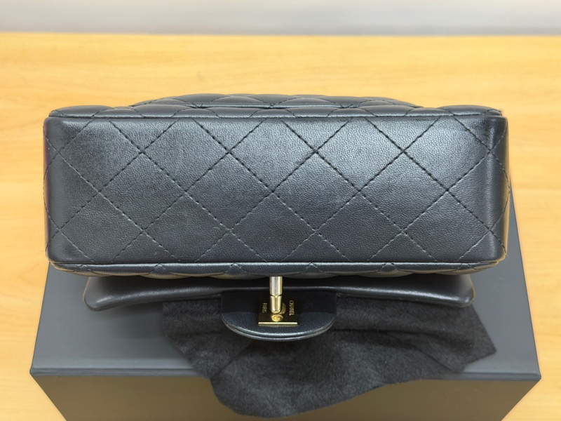 香奈兒 Chanel mini coco cf20 黑淡金 小羊皮-10
