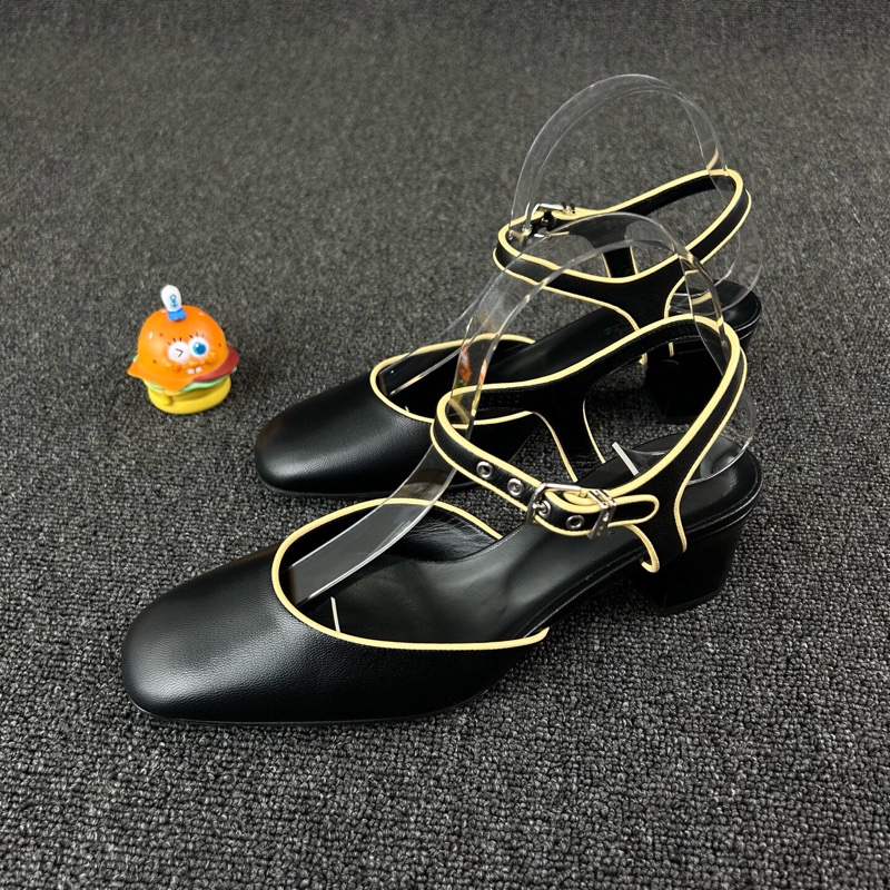 HERMES愛馬仕 Kristen瑪麗珍涼鞋 尺碼:39 碼 已貼底🧡-0