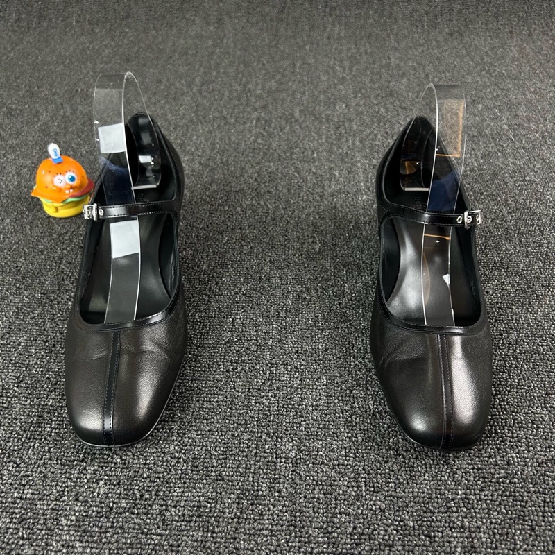 Hermes愛馬仕黑色小貓跟 尺碼：40 🧡-1