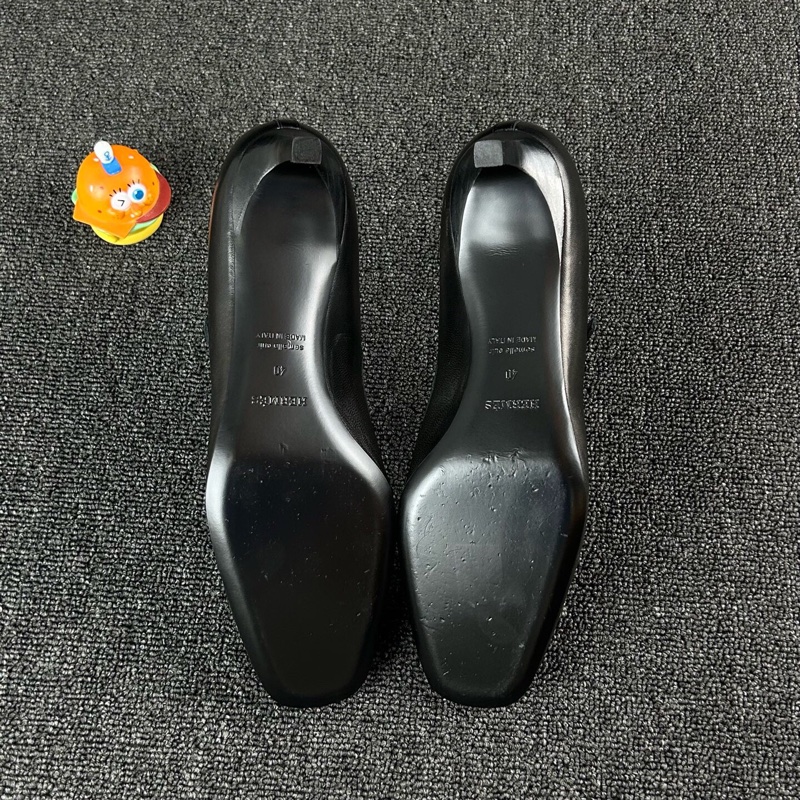 Hermes愛馬仕黑色小貓跟 尺碼：40 🧡-7