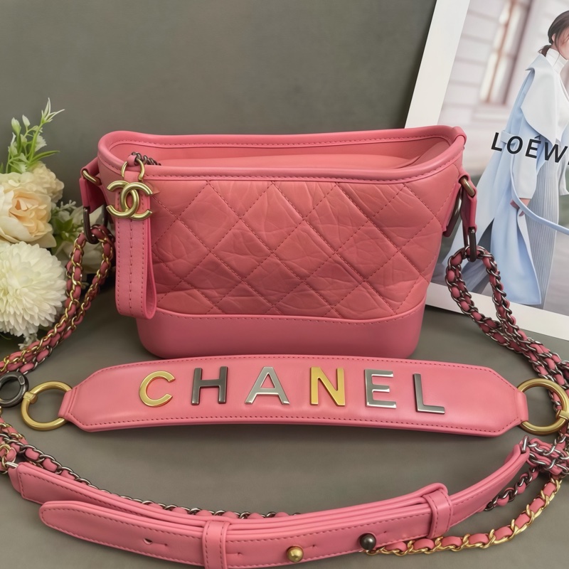 Chanel 香奈兒 粉色流浪包 小號｜溫柔甜酷感代表🩷-4
