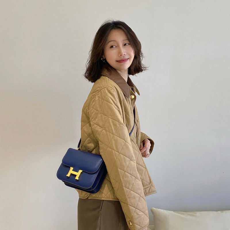 【新版康康😍】 Hermes Constance 康康18 皇家藍/金釦(專櫃價不含配貨46萬)-18