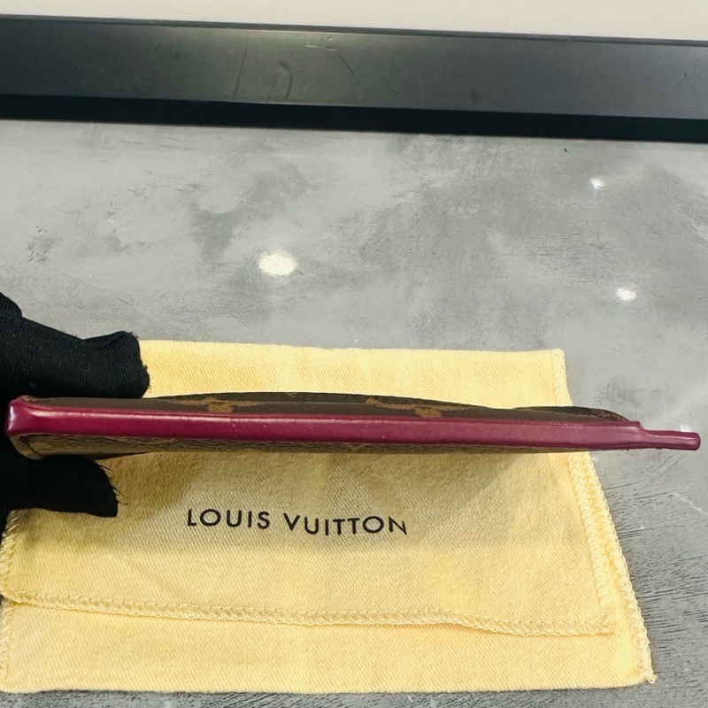 閒置新LV聖誕系列小卡包 玫瑰色老花經典百搭-5