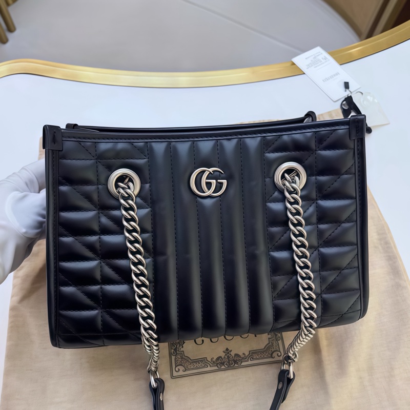 Gucci GG Marmont 黑色鏈條包｜氣質女神必收款🖤-3