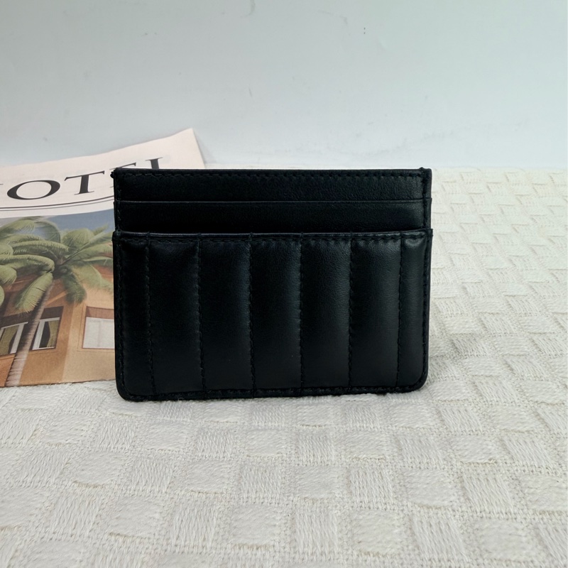 Burberry 黑金羊皮Lola卡夾-1