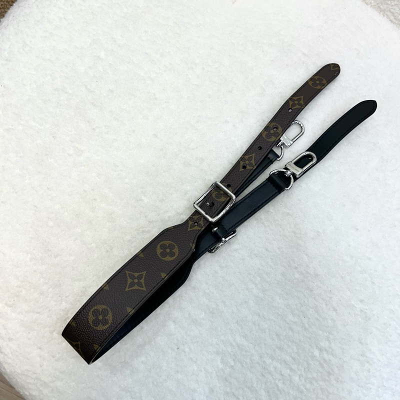 LV 黑武士大全配Louis Vuitton 黑色小羊皮 CarryAIICargo Vibe PM 肩背包 原花拼接 M24861-25