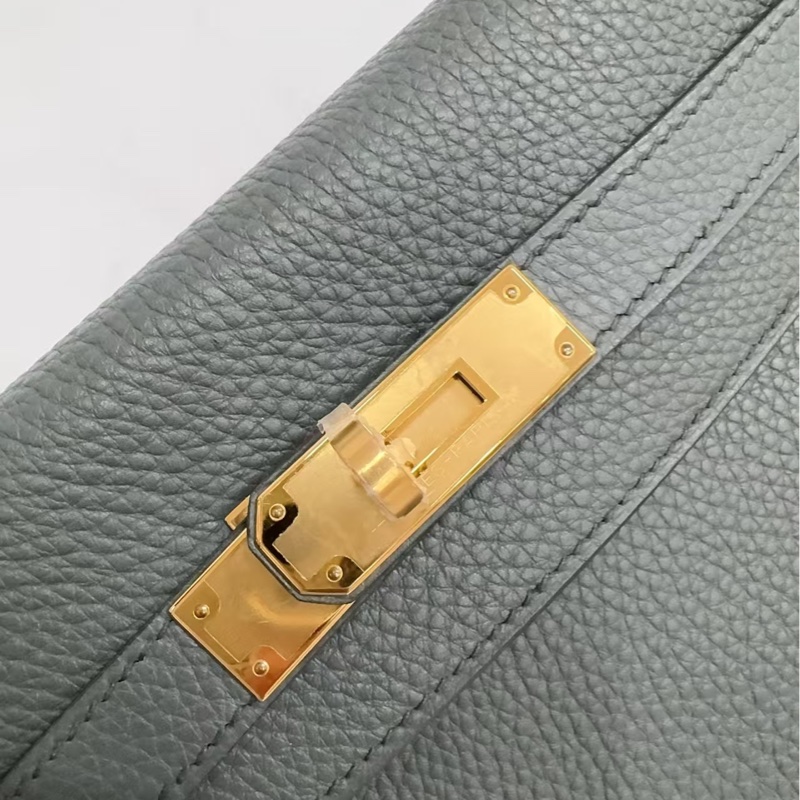 🌈Hermes🧡Kelly 28🧡63杏仁綠金扣🌈未使用閑置🌈🌟Togo皮🌟原膜在🌟kelly28🌟kelly🌟愛馬仕-1