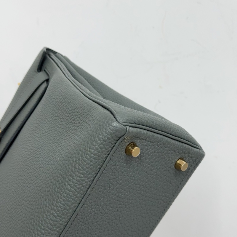 🌈Hermes🧡Kelly 28🧡63杏仁綠金扣🌈未使用閑置🌈🌟Togo皮🌟原膜在🌟kelly28🌟kelly🌟愛馬仕-4