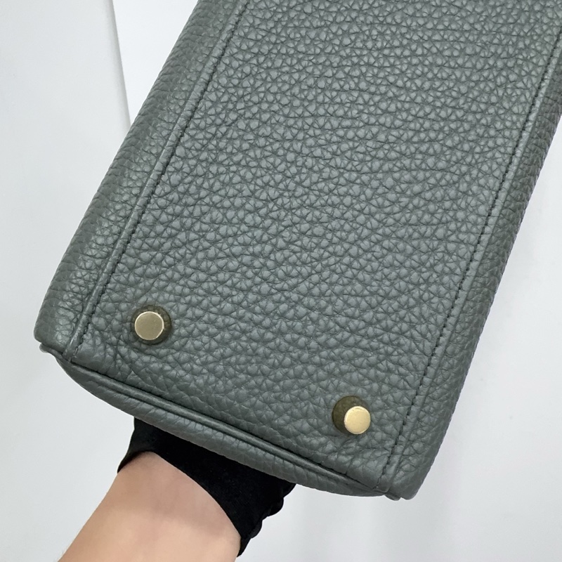 🌈Hermes🧡Kelly 28🧡63杏仁綠金扣🌈未使用閑置🌈🌟Togo皮🌟原膜在🌟kelly28🌟kelly🌟愛馬仕-6
