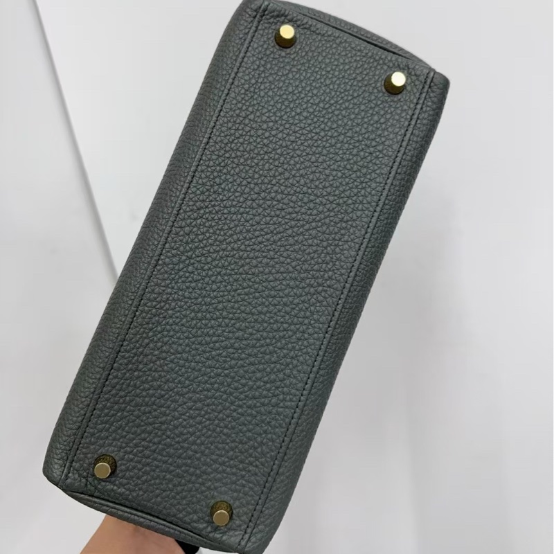 🌈Hermes🧡Kelly 28🧡63杏仁綠金扣🌈未使用閑置🌈🌟Togo皮🌟原膜在🌟kelly28🌟kelly🌟愛馬仕-7