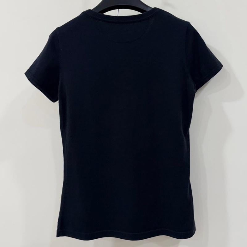 BURBERRY 藍標 基本款戰馬刺繡上衣 黑色-3