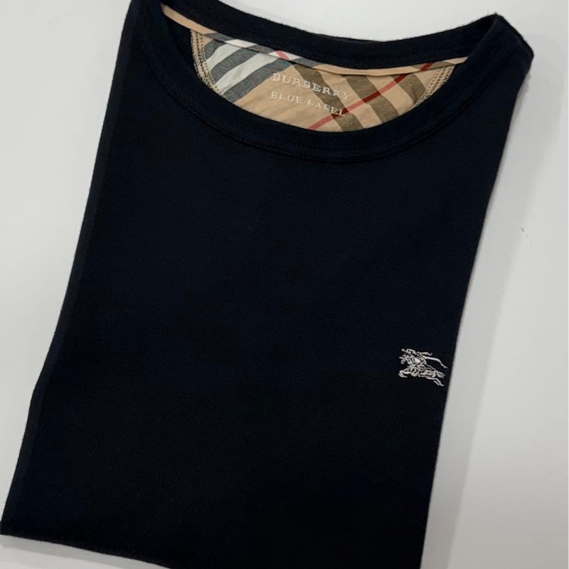 BURBERRY 藍標 基本款戰馬刺繡上衣 黑色-4