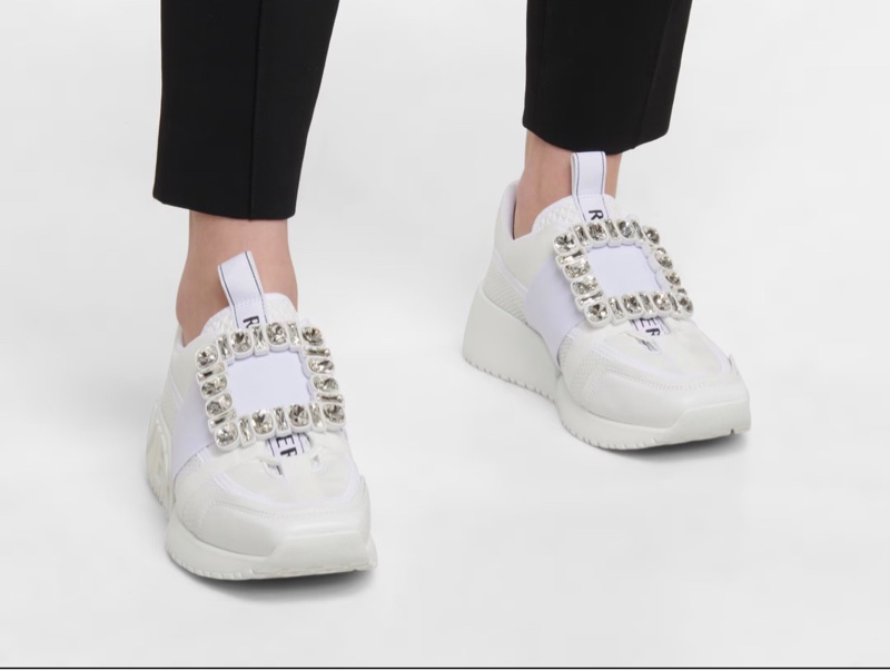 Roger Vivier Viv Go Strass Buckle Sneakers 全新品-6