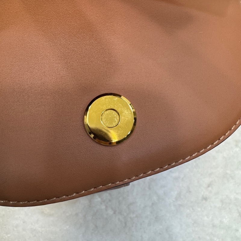 羅威LOEWE焦糖色小牛皮mini Gate Dual雙面寬織帶斜背馬鞍包A650N4X13 🍂-25