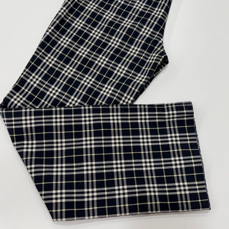 BURBERRY 倫敦 格紋彈性長褲-3