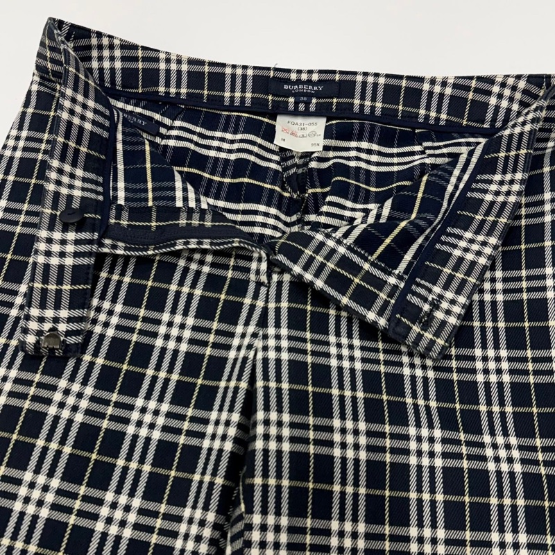 BURBERRY 倫敦 格紋彈性長褲-7
