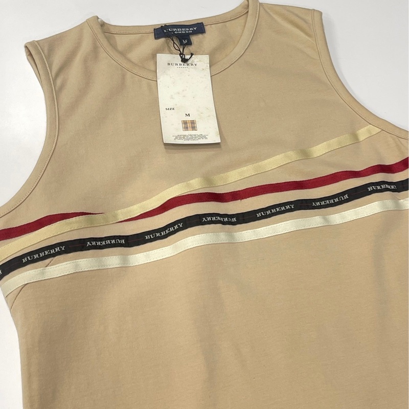 BURBERRY 倫敦字母條紋背心-7