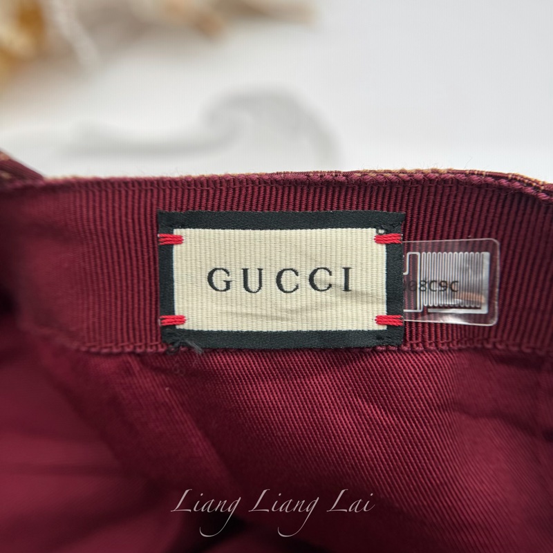 GUCCI GG Monogram 帆布復古棒球帽-2