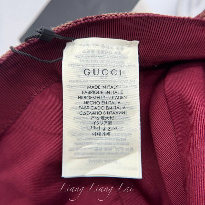 GUCCI GG Monogram 帆布復古棒球帽-3