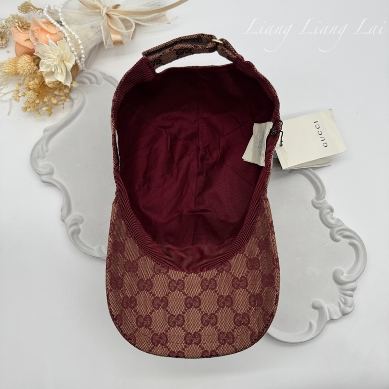 GUCCI GG Monogram 帆布復古棒球帽-5