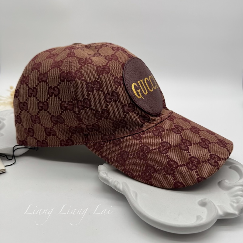 GUCCI GG Monogram 帆布復古棒球帽-7