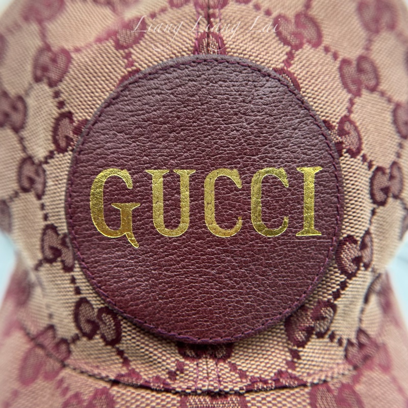 GUCCI GG Monogram 帆布復古棒球帽-8