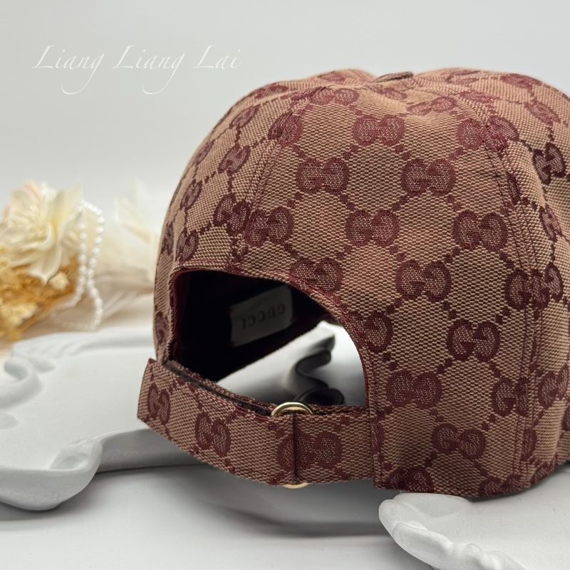 GUCCI GG Monogram 帆布復古棒球帽-9