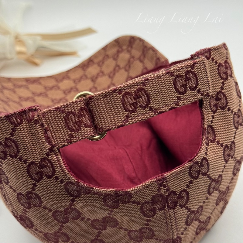 GUCCI GG Monogram 帆布復古棒球帽-10
