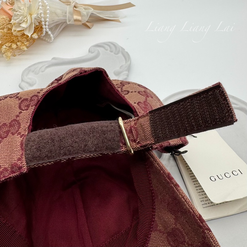 GUCCI GG Monogram 帆布復古棒球帽-11