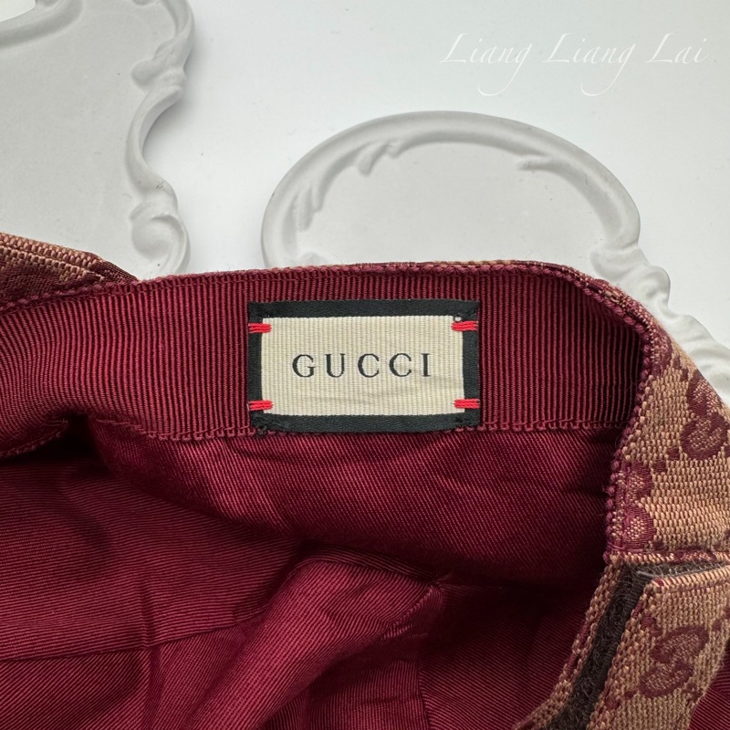 GUCCI GG Monogram 帆布復古棒球帽-12