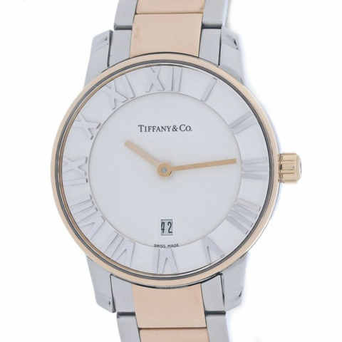 TIFFANY&Co.) Atlas Dome Date Z1830.11.13A21A00A 女士腕錶 不鏽鋼 40362