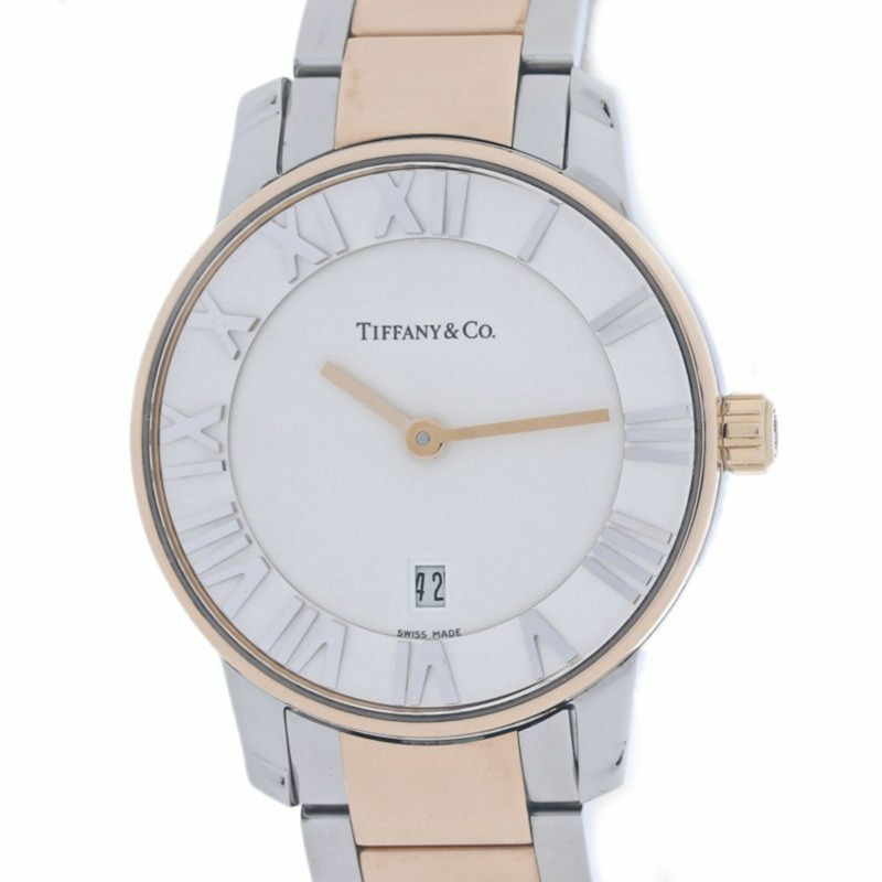 TIFFANY&Co.) Atlas Dome Date Z1830.11.13A21A00A 女士腕錶 不鏽鋼 40362-1